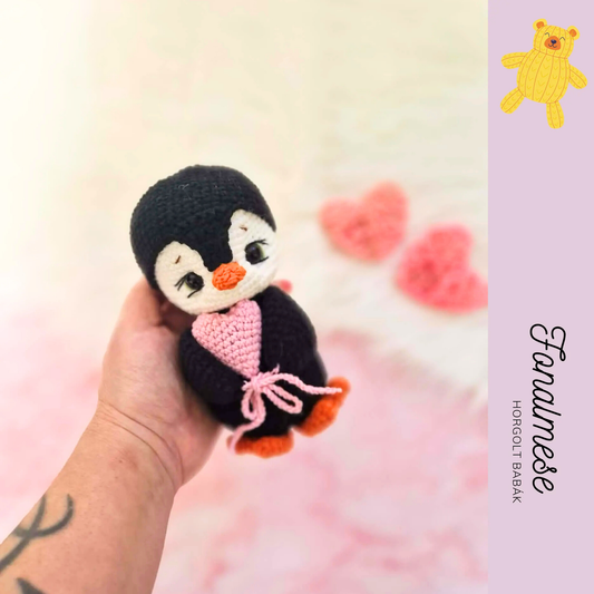 Lady Pingvin - horgolt állat minta pdf