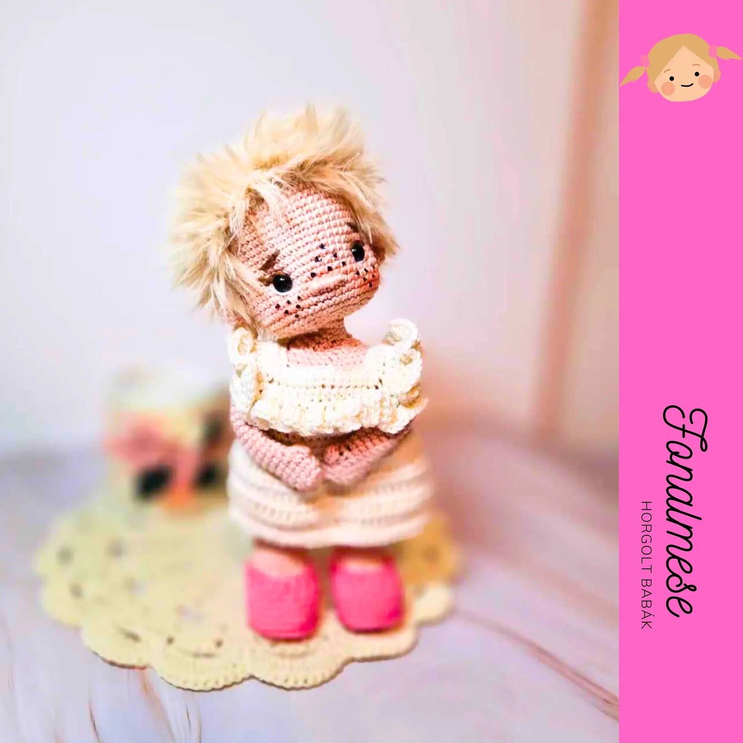 Dorombka Dorka - horgolt baba