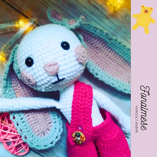 Hilda a nyúl - horgolt állat minta pdf magyar és angol nyelven