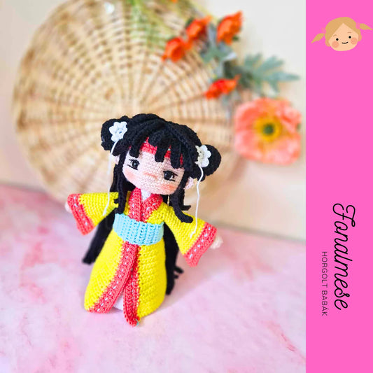 Aiko (szeretett gyermek) - horgolt baba minta pdf magyar, és angol nyelven