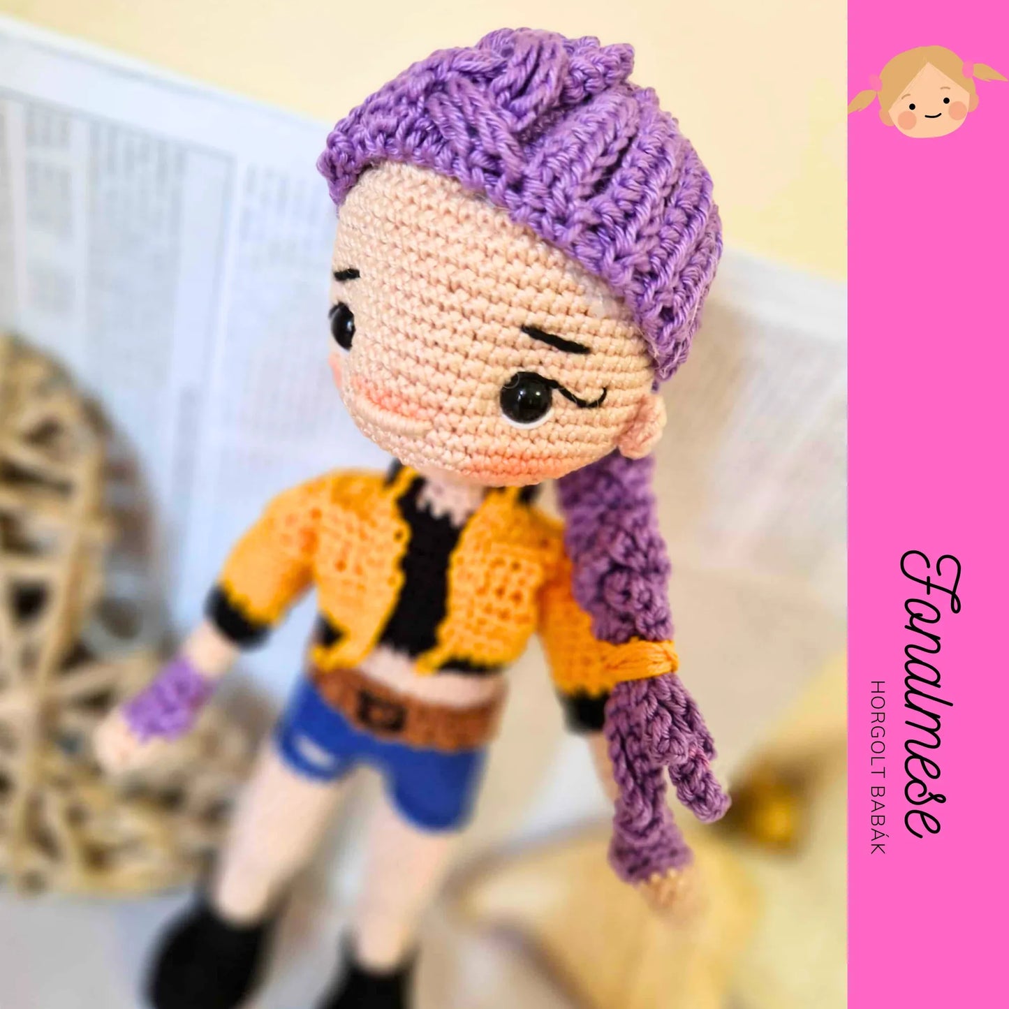 Démon vadászok Rumi baba - horgolt baba minta pdf