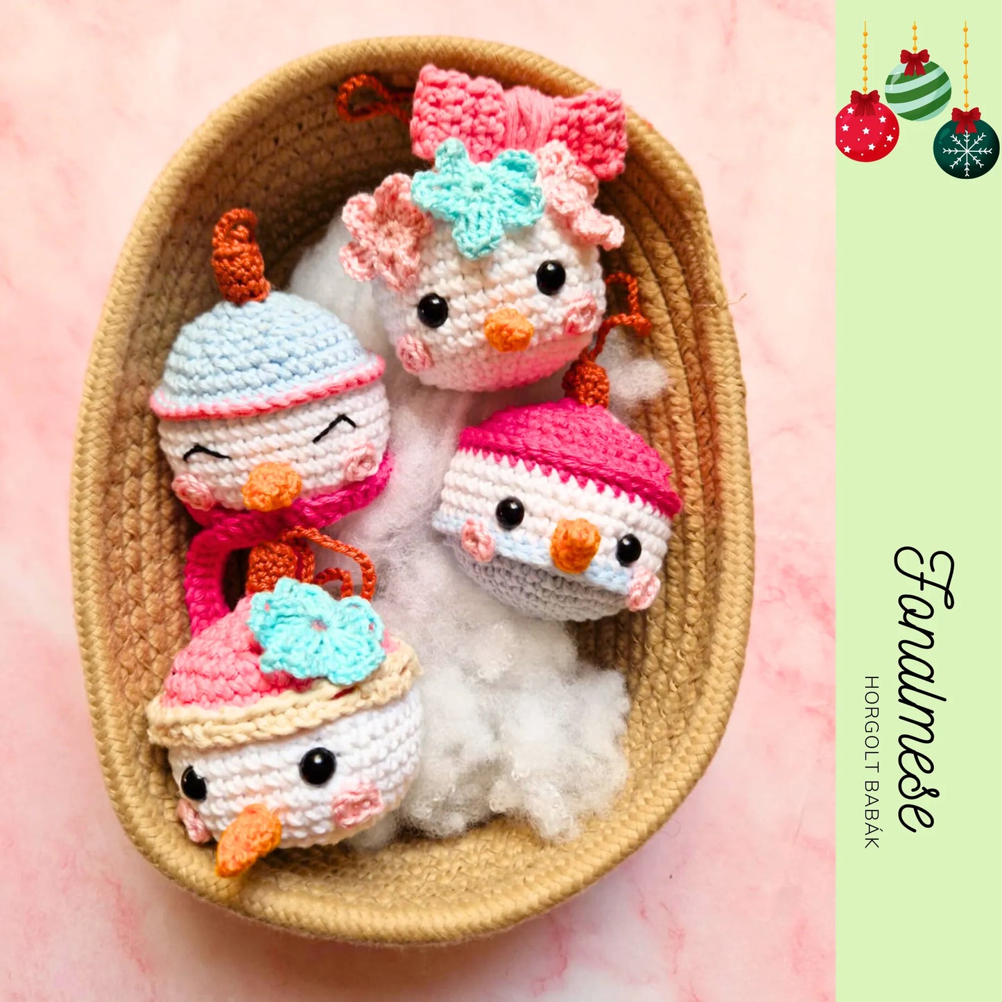 Hógömb - horgolt ünnepi minta pdf