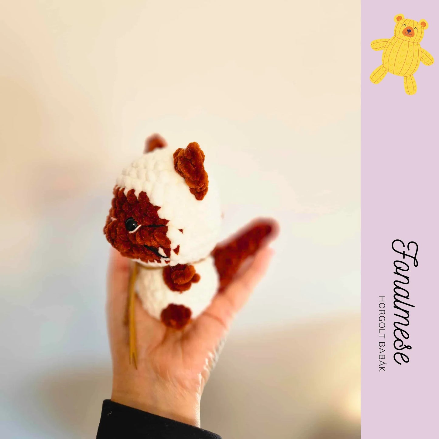 Sziámi mini cica - zsenilia figura