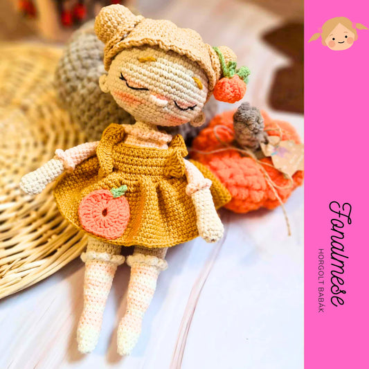 Játszós baba - horgolt baba minta pdf