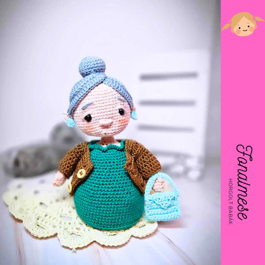 Kerek mama - horgolt baba minta pdf magyar és angol nyelven