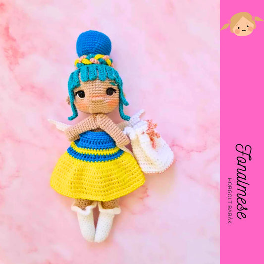 Kívánság tündér - horgolt baba minta pdf magyar és angol nyelven