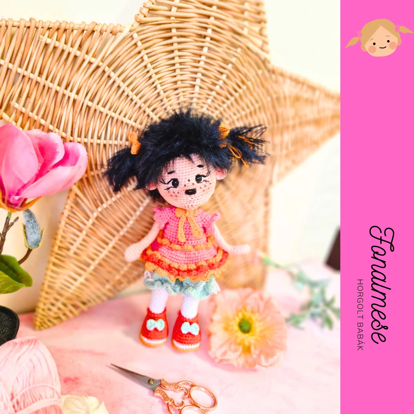 Moncsicsi baba - horgolt baba