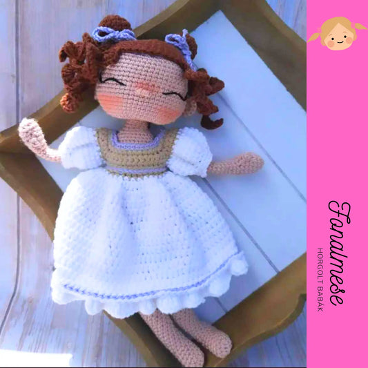 Nyugalom baba - horgolt baba minta pdf magyar és angol nyelven