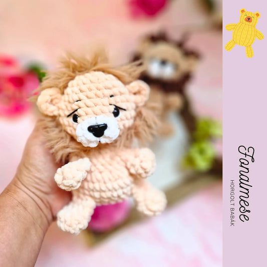 Mini oroszlán - horgolt állat minta pdf