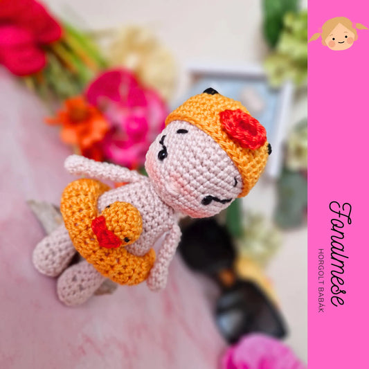 Sonny Angel kiskacsás mini baba - horgolt baba minta pdf magyar és angol nyelven