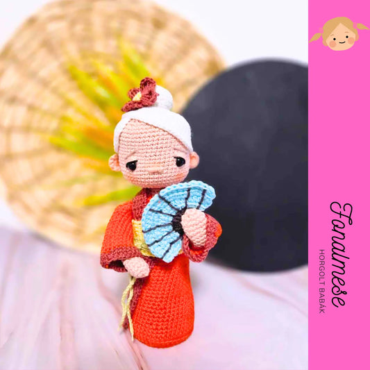 Tama, a gyöngyanyó - horgolt baba minta pdf magyar és angol nyelven