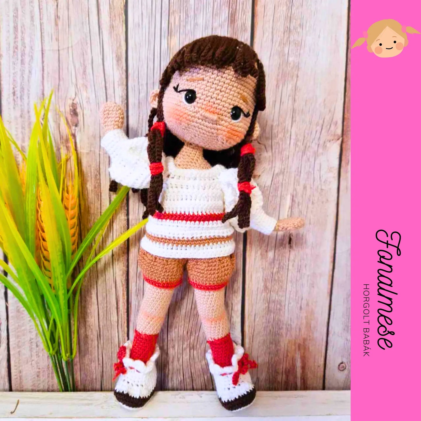 Zorka baba - horgolt baba minta pdf magyar és angol nyelven