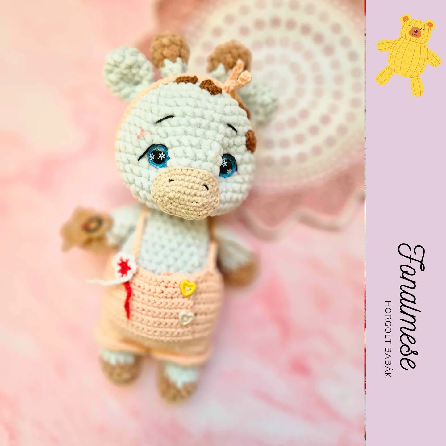 Kislány zsiráf - zsenilia figura