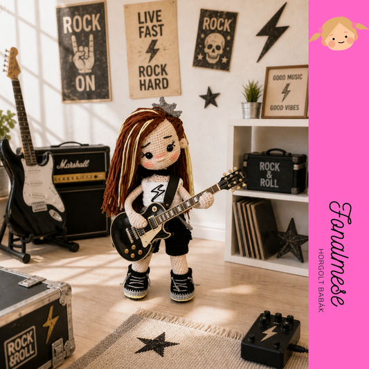Zora az énekes - horgolt baba minta pdf