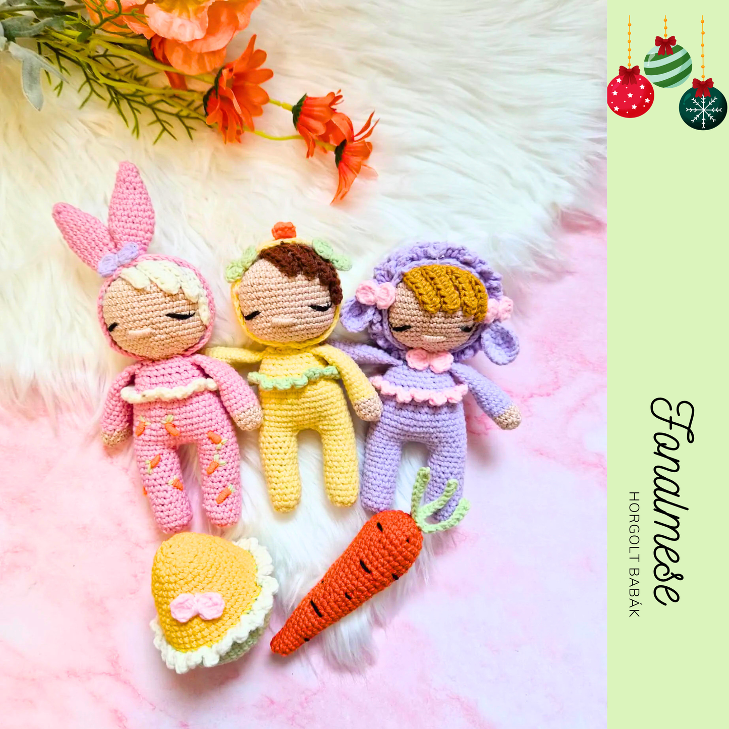 Húsvéti mini babák - ünnepi minta pdf