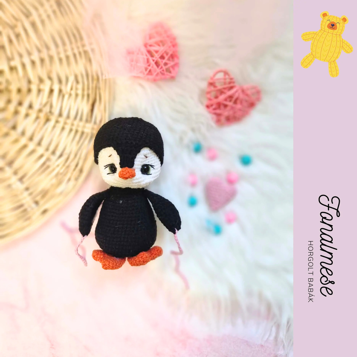 Lady Pingvin - horgolt állat minta pdf