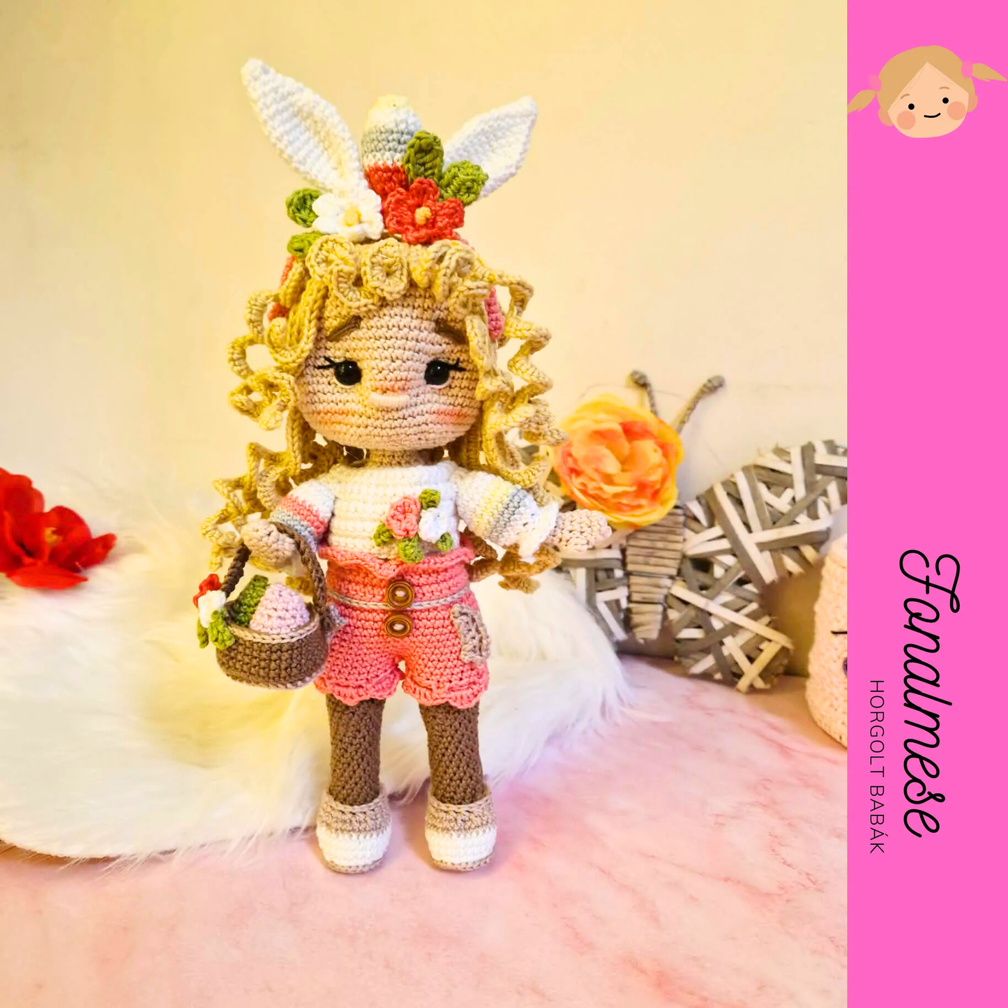 Húsvéti baba - horgolt baba minta pdf