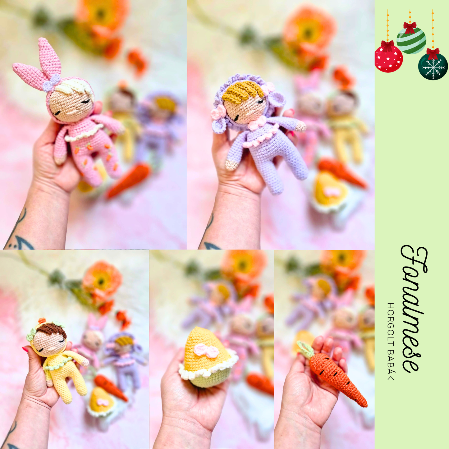 Húsvéti mini babák - ünnepi minta pdf