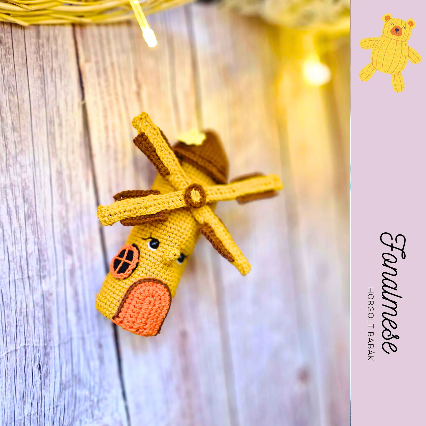 Szélmalom - horgolt lakásdekor pdf