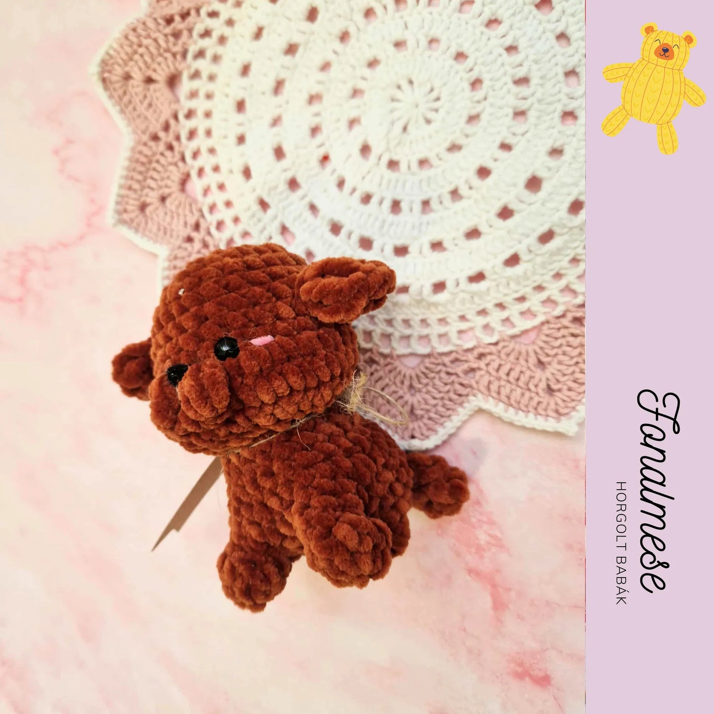 Mini kutya - zsenilia figura