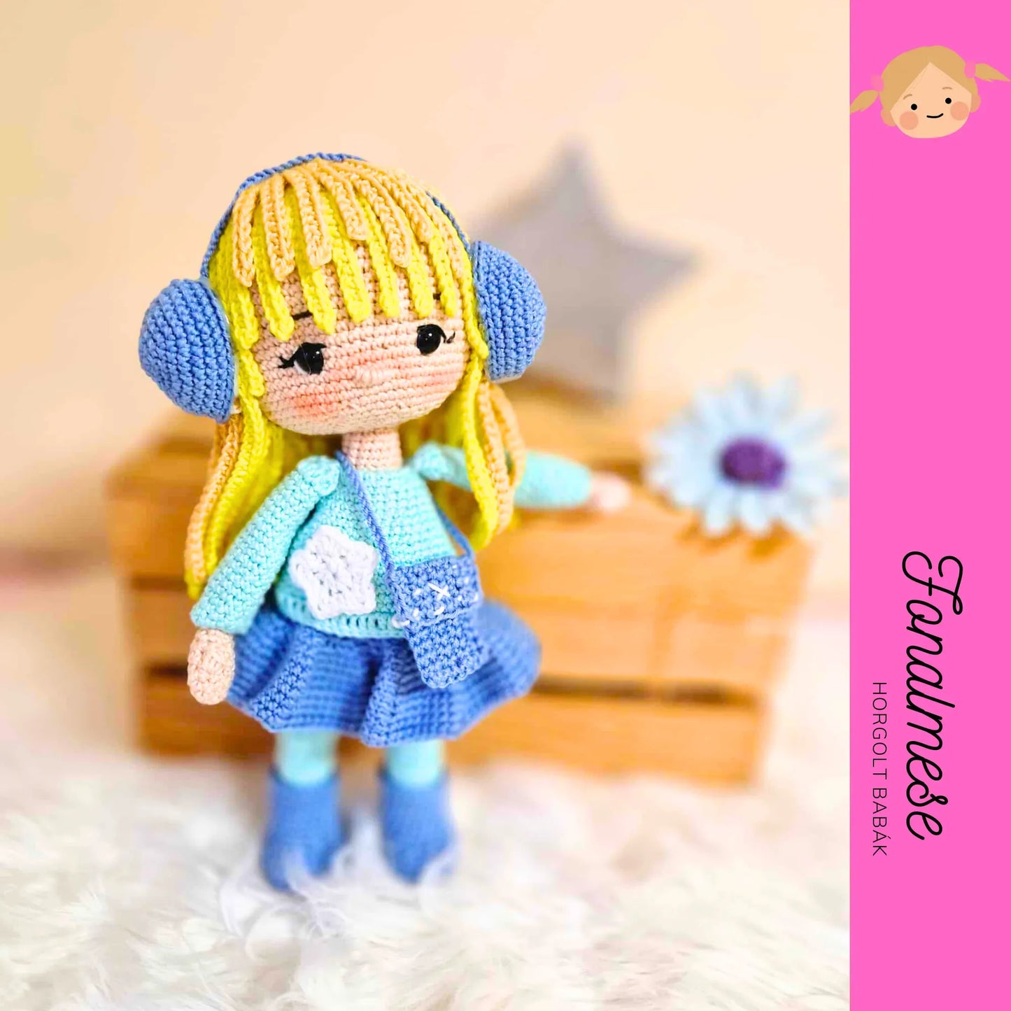 Téli baba - horgolt baba