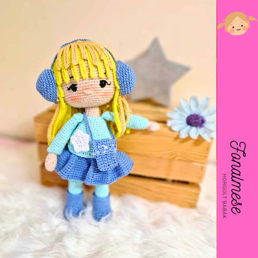 Téli baba - horgolt baba