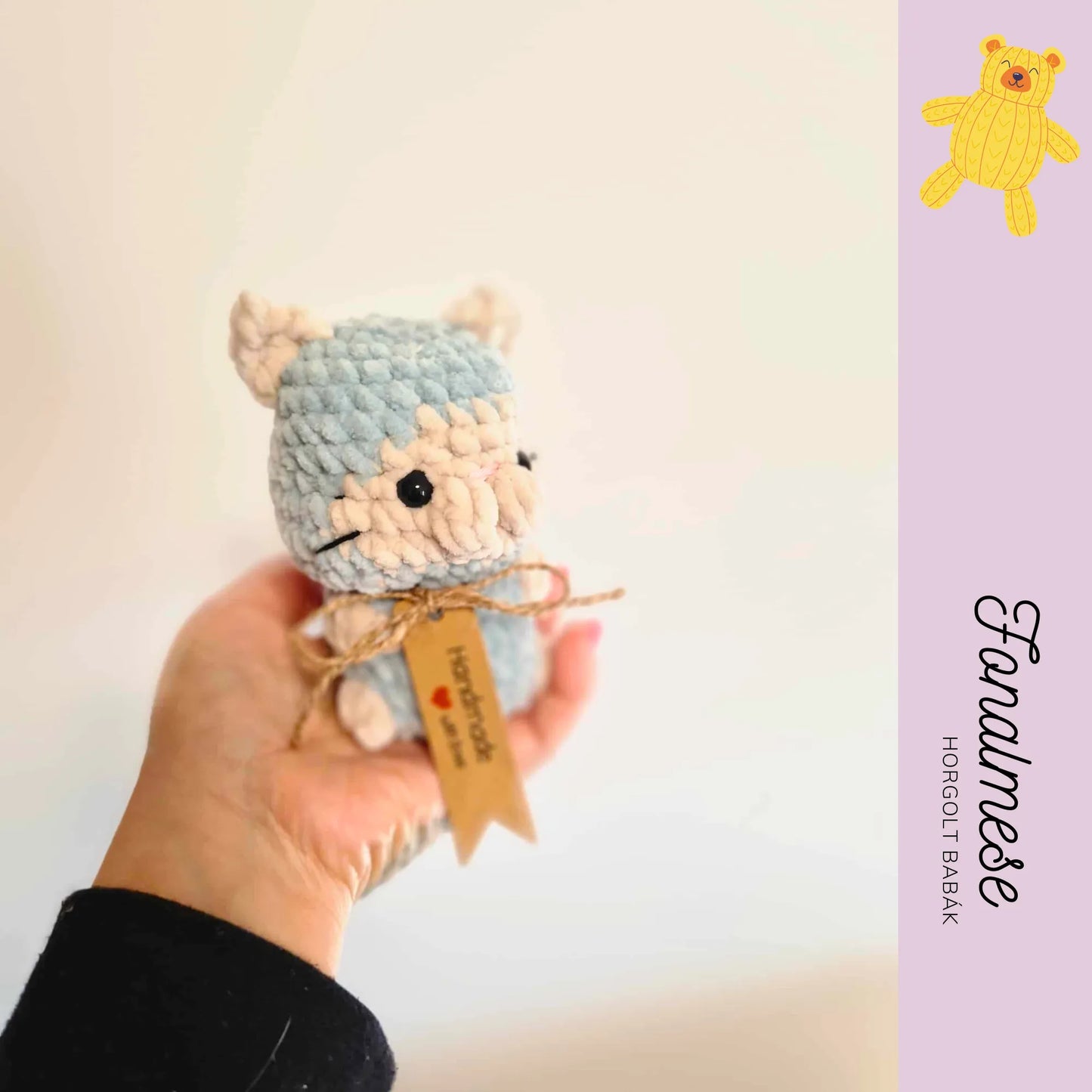 Mini cica - zsenilia figura