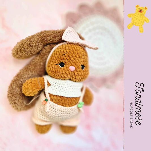 Hosszú fülű nyuszi - zsenilia figura