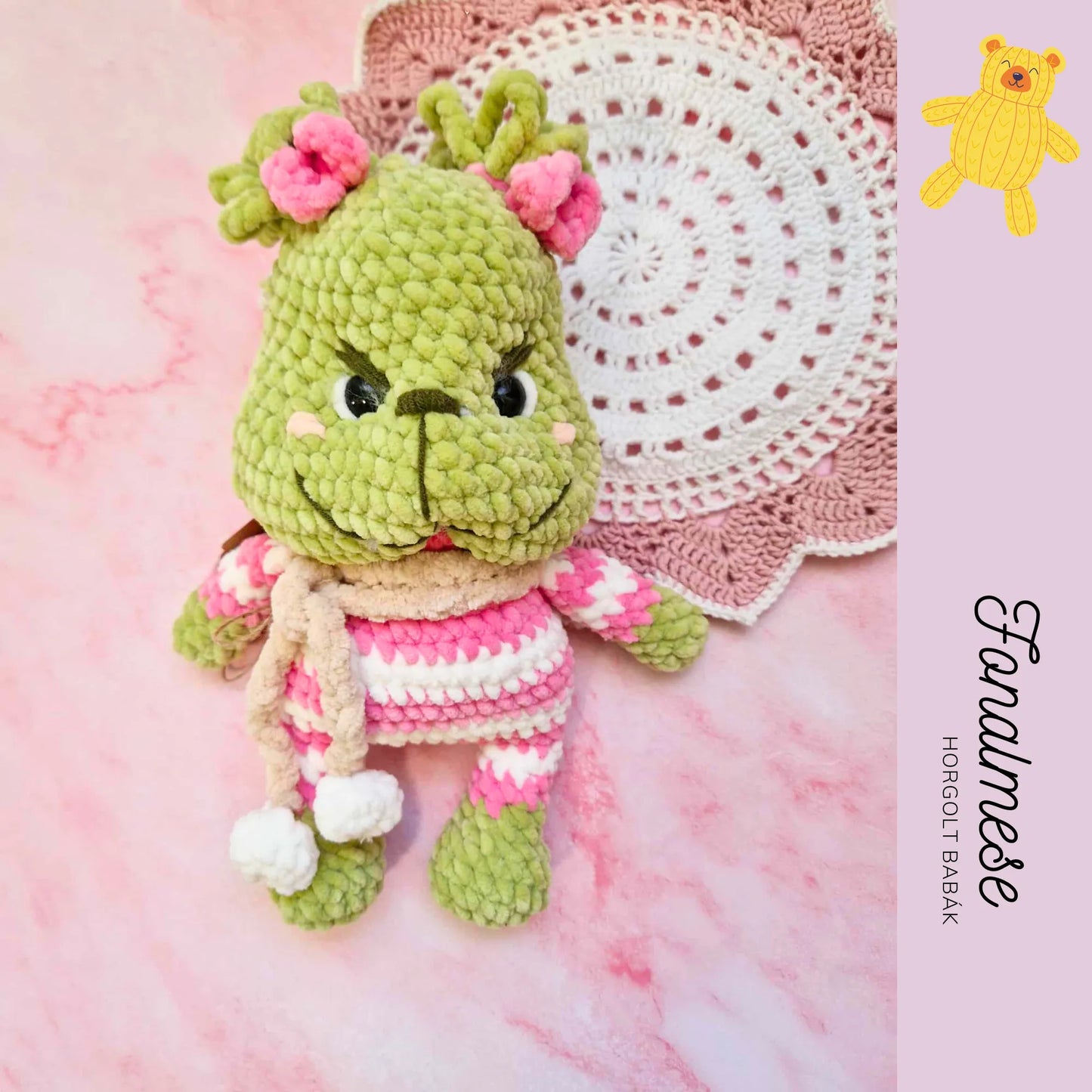 Grincs lány - zsenilia figura