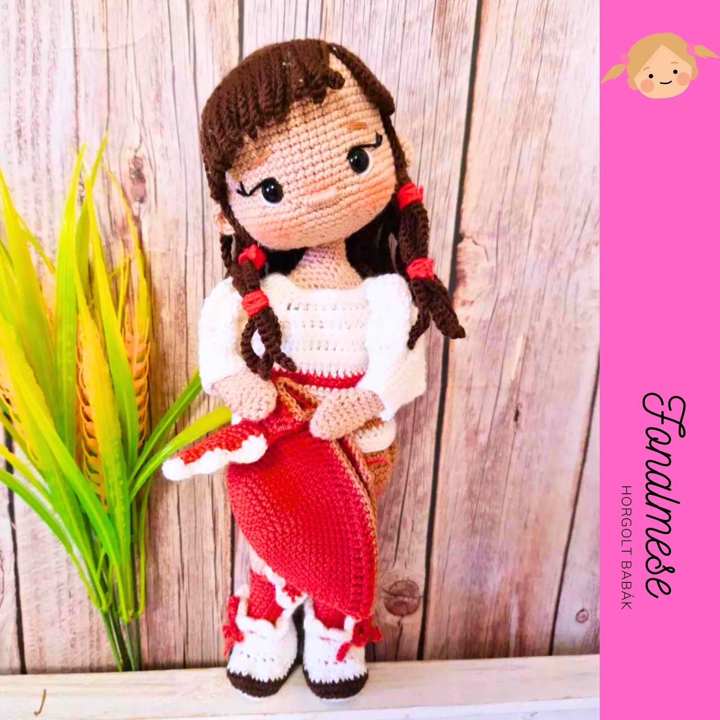 Zorka baba - horgolt baba minta pdf magyar és angol nyelven