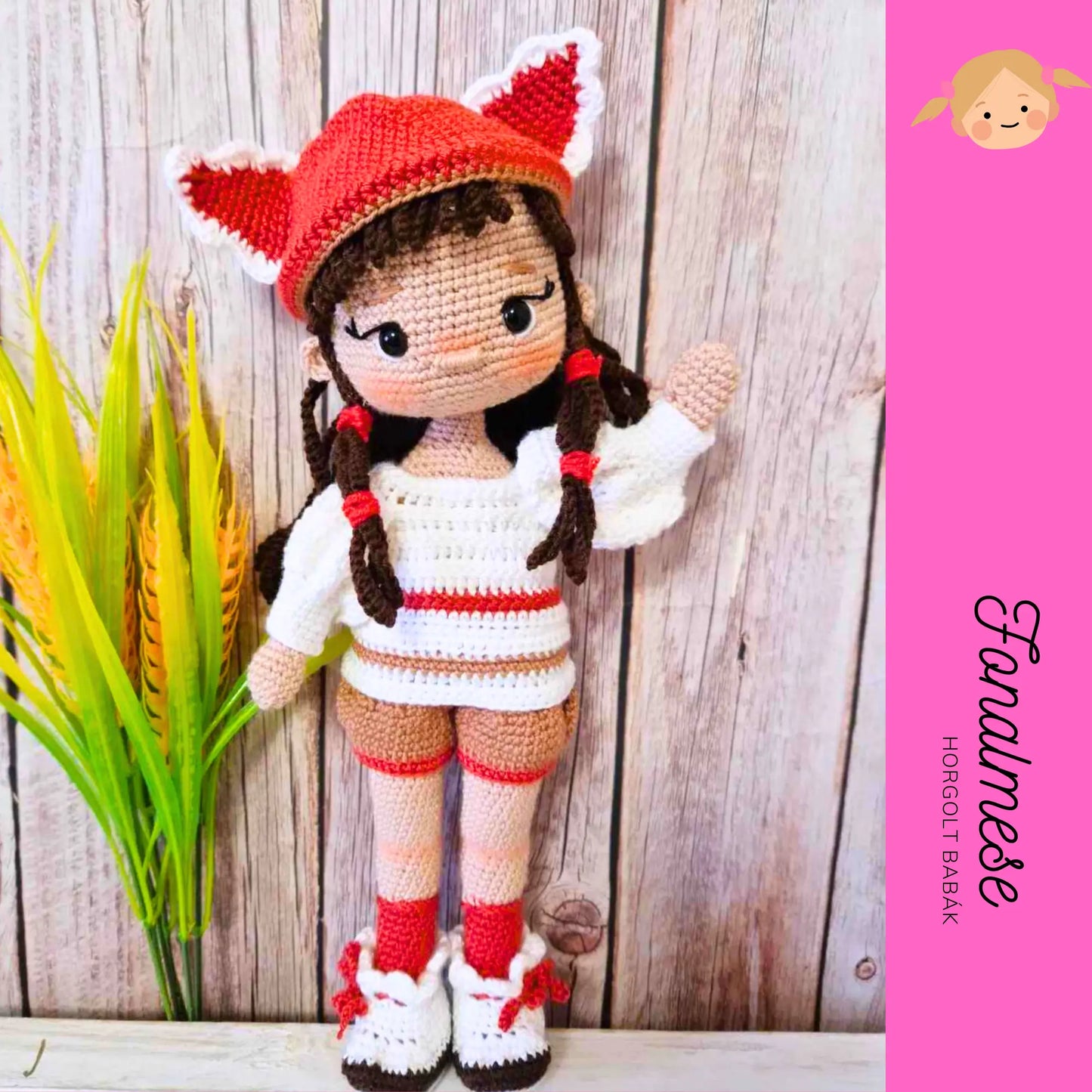 Zorka baba - horgolt baba minta pdf magyar és angol nyelven