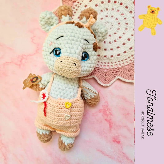 Kislány zsiráf - zsenilia figura